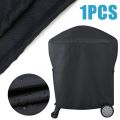 Waterproof BBQ Rolling Cart Grill Cover for Weber Q1000 Q2000 Series. 