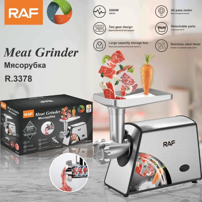 RAF%20Stainless%20Steel%20Electric%20Frozen%20Meat%20Grinder%20Machine%20Meat%20Mincer%20R-3378%20-%20Image%203