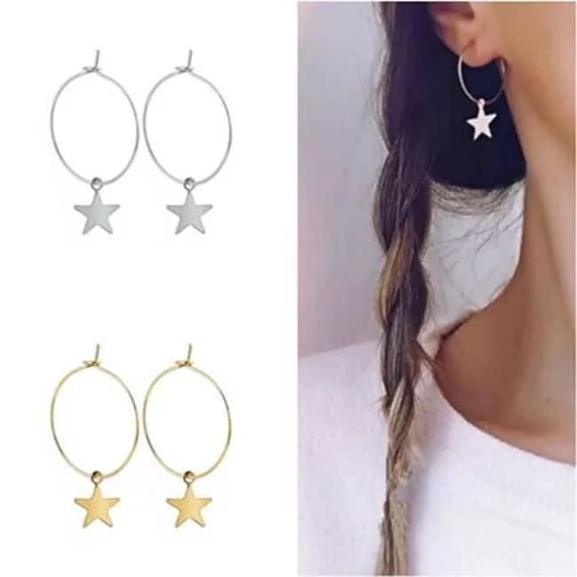 Silver%20Star%20Girls%20Earrings%20Stylish%20Trendy%20Hot%20Fashion%20Women%20Jewellery%20Stud%20Earring%20-%20Image%203