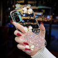 For Xiaomi Redmi Note 10 4G / Note 10S Back Cover Luxury 3D Shiny Rhinestone Butterfly Glitter Sequins Starry Girls Cases Clear Soft TPU Silicone Protective Mobile Phone Case. 