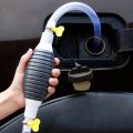 Car Manual Fuel Pump Car Fuel Tank Suction Oil Transfer Pump Auto Emergency Suction Pipe. 