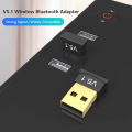 BT 5.1 Wireless Bluetooth Adapter USB Dongle For Desktop Laptop PC Multi Device Bluetooth Audio Receiver Transmitter BT5.1. 