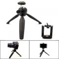 Mini Tripod & GoPro holder stand With Mobile Clip Yunteng YT-228  - Black. 