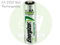 Energizer 2x AA Rechargeable Cell Battery 2300mah| Shopikbuzz. 