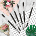 Eyebrow Brush Eyelash Comb makeup brushes Dual Ended Angled brush Spoolie brush 2 in 1 Lash eyebrow brush set makeup tool. 