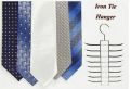 Store 24 Bar Iron Tie Hanger - Scarfs & Belt Rack Organiser. 