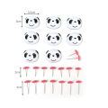 8Pcs/Set Quilt Fixer Panda Shape Slip-resistant Clips Bed Sheet Blanket Clip Clothes Pegs Covers Fastener Clips Holder Sheet Fixers. 