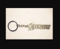 Avengers Logo Metal Keychain - Original Marvel Gold Color Key chain. 