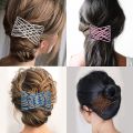 creative magic hair comb for women elastic rope disc hair clip fashion hair accessories. 