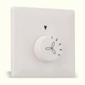 Ceiling Light Fan Speed Control Switch White Wall Panel Knob AC 220V. 