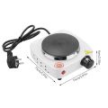 Portable Electric Worktop Stove Multifunctional Hot Plates for Tea Coffee Kitchen, Single Heating Plate Burner (EU Plug), 220V Adjustable EU Plug Electric Hot Stove Portable 500W for Heating, Electric Mini Stove, 500W Portable Single Burner. 