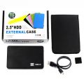 USB 2.0 SATA External 2.5 inch HDD SDD Hard Drive Enclosure Disk Case Box For PC LAPTOP. 