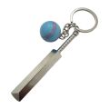 Cricket Bat & Ball Keychain - Metal Keychain - Bike Keychain - Car Keychain by Nationwide Traders. 