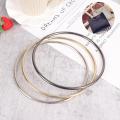150mm Metal Solid O-ring Bag Handle Metal Strap Replacement Handbag Luggage DIY. 