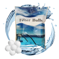 Pool Filter Balls Pool Cleaning Balls Swimming Pool Cleaning Equipment Filter Water Purification Fiber Ball 500G. 