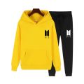 Bts Printed Winter Fleece Tracksuit Hoodie & Trouser For Women. 