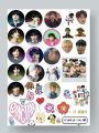 BTS all member sticker sheet uncut bangtan boys kpop Stickers. 