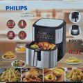 Air Fryer - Phillips Air Fryer Large Size - Full Digital Panel Imported - See through and Large Capacity | Air fryer - Made in Holland - Air Fryer | Oil Free Cooking - 1 Year Warranty - Airfryer  | Healthy Kitchen Appliance | Latest Model - Air Frier. 
