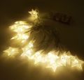 STARS FAIRY LIGHT BATTERY OPERATED GOLDEN FAIRY LIGHT ( 20 STARS FAIRY LIGHT ). 