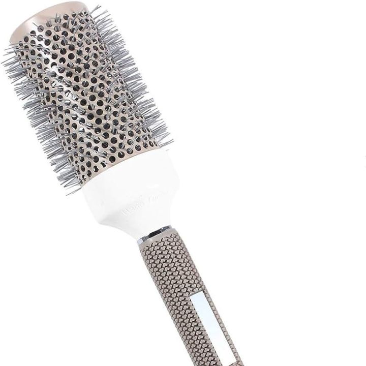 (45 Number) Nano Thermal Ceramic & Ionic Round Barrel Hair Brush,Yosoo Professional Barber Hairdressing Styling Brushes 2inch,Perfect For Hair Drying, Styling, Curling, Adding Hair Volume