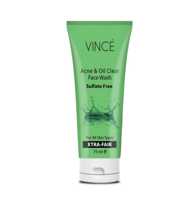 Vince Acne & Oil Clear Face Wash | Deep Cleansing for Oily & Acne-Prone Skin