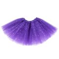 Smart Baby Girl Clothes Stars Sequins Petticoat Ballet Dance Fluffy Tutu Skirt Purple. 