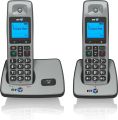BT 2000 Dual (02 sets) PTCL Wireless landline phone plus intercom with speakerphone, Caller ID, Phone Book and Free 04 new rechargeable Cells. 