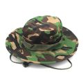 Summer Outdoor Sun Hat Men Uv Protection Bucket Hat for Hiking Camping Beach Safari Round Cap  Camouflage Hats -  Commando Camouflage. 