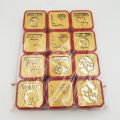 BEAUTIFUL DESIGN RING HOLDER 12 PCS RED VELVET RING HOLDER. 