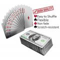 Planet T: SILVER US $ PLAYING CARDS (PLASTIC). 