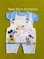 Newborn Baby Romper - random design & colors available - for 0 - 3 months babies. 