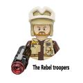 Hoth Rebel Alliance Troopers Rodian Duros Building Blocks Resistance Han Solo Leia Chewbacca Bricks Cassian Andor Figure Kid Toy. 