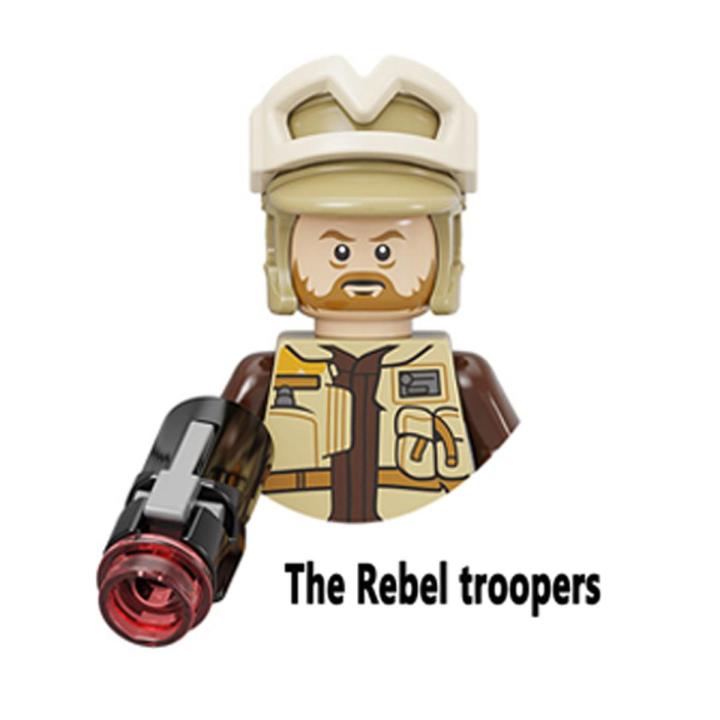 Hoth Rebel Alliance Troopers Rodian Duros Building Blocks Resistance Han Solo Leia Chewbacca Bricks Cassian Andor Figure Kid Toy