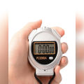 Digital Handheld Multi-Function Sports Stop watch Timer - Silver. 