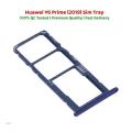 Huawei Y6 Prime 2019 Dual SIM Tray Sim Jacket Sim Slot Sim Door For Huawei Y6 Prime 2019 _ Blue. 