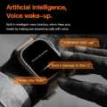 T800 Ultra 2 Smart Watch Series 9 Bluetooth Call Smartwatch Temperature Measuring Health Monitoring Men Women Fitness Bracelet. 