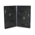 Pack of 5- DVD Case/Cover (Standard Black Double DVD Cases)  Pouch For  DVDS and CDs, Storage of DVD. 