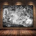 Video Game Disco Elysium Game Character Scene Map Art Poster Canvas Painting Wall Print Picture for Living Room Gamer Home Decor. 