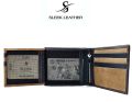 SLEEK Premium Real Leather Wallet for Men with Zipper and Gift Box - Cash & Card Branded Wallet - Model: WILD WEST- Bifold Slim Wallet - SK-1 - Wallet for Men's. 