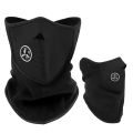 AKE - Motorcycle Half Face Mask Winter Wear Beard cold Protection Mask Black Red Blue Multi Color. 