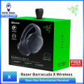 Razer Barracuda X Wireless Gaming & Mobile Headset (PC, Playstation, Switch, Android, iOS): 2.4GHz Wireless + Bluetooth - Lightweight - 40mm Drivers - Detachable Mic - 50 Hr Battery - Black. 