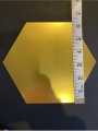 High Quality Big Imported Acrylic Hexagon wall decor Mirrors 3D wall mirrors 6x6 inches per hexagon. 