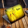 Pikachu Laptop Back Skin Sticker-Laptop Back Skin-Laptop Skin Vinyl Sticker Decal, 13 13.3 14.6 15 15.4 15.6 inch Laptop Skin Sticker Cover For All Laptops. 