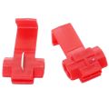 10PCS Quick Electrical Cable Connectors Snap Splice Lock/Parallel Buckle Free Wire Terminal Clamp/Wire Terminal Simple Crimp Wire Connector /Without Breaking Insulated Waterproof Electric Wire Connector. 