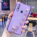 Maitus for Vivo Y11 Y12 Y15 Y17 Back Cover with Love Heart Bracelet Fashion Chain Plating Shiny Bling Cases Soft Silicone Mobile Phone Case for Girls Boy. 