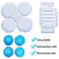 Coaster Resin Mold Kit DIY for Epoxy Resin Casting Coasters Home. 