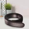 PU Leather Ratchet Belt without Buckle Automatic Belt Simple Waistband Fashion No Buckle Replacement Belt Strap Waist Belt for Costume Pants. 