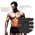 Smart Electric Ems ABS Muscle trainer for Abdomen Arm Hip Muscle vibrational Stimulator Machine Traning Gear. 
