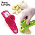 Multifunction Plastic Stainless Steel Garlic Press Mini Ginger Grinding Grater Garlic Crusher Peeler Press Grater Slicer Cutter. 