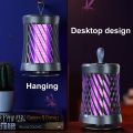 Ultra-Silent Electric Shock USB Charging Mosquito Trap Repellent Lamp Killer Mini Electric Mosquito Killer Lamp Rechargeable LED Uv Light Portable Electric USB/Rechargeable Powered Pest CatcherKiller Indoor Mosquito Trap Mute Silent Non-Toxic Baby only ra. 